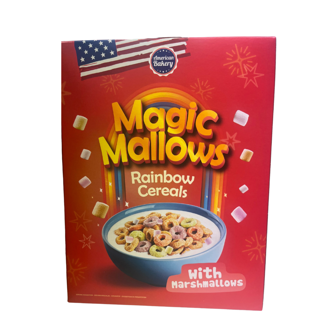 American Bakery – Magic Mallows Rainbow Cereals (mit Marshmallows)