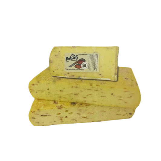 Girenbader Raclette Trockenfleisch mit Schweins-Mostbröckli 1 Scheibe (40gr)