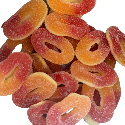 Pfirsichringe 100gr (circa 11 Stk.)
