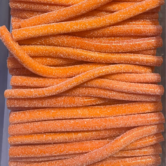 Mini Erdbeerstifte mit Crémefüllung bezuckert 100gr (circa 13 Stk.)