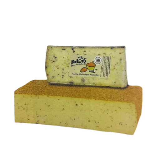 Raclette Kürbiskern-Curry 1 Scheibe (40gr)